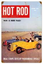 Vintage Hot Rod Magazine Drag Strips Metal Sign