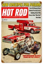 Vintage Hot Rod Magazine 25781 Tin Sign