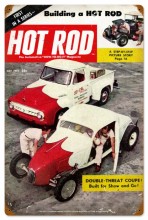 Retro Hot Rod Magazine 19845 Tin Sign