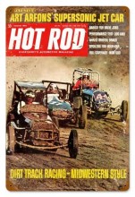 Retro Dirt Track (Aug. 1968) Metal Sign 