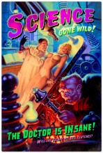 Retro Science Gone Wild Tin Sign 