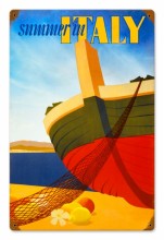 Retro Italy Summer Metal Sign
