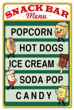 Snack Bar Sign