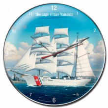 Vintage-Retro Coast Guard Wall Clock
