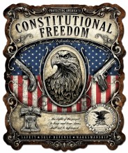 Constitutional Right Metal Sign