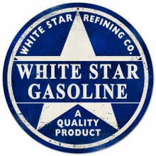 White Star Gasoline Sign