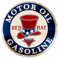 Red Hat Motor Oil Sign