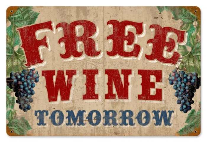 free-wine-sign