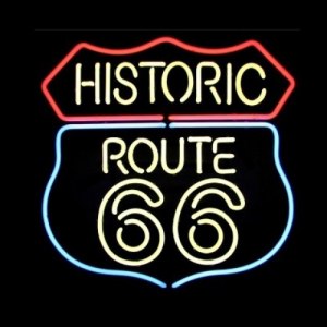 Neon Bar Sign - Historic Route 66