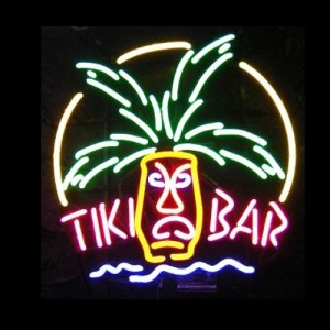 Neon Bar Mask Sign